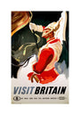 'Visit Britain', BR poster, 1957. unstretched canvas medium none Art Print - Science Museum Shop