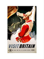 'Visit Britain', BR poster, 1957. art print large none Art Print - Science Museum Shop