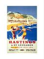 'Hastings & St Leonards', BR poster, c 1950s. art print small none Art Print - Science Museum Shop