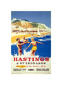 'Hastings & St Leonards', BR poster, c 1950s. unstretched canvas small none Art Print - Science Museum Shop