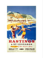 'Hastings & St Leonards', BR poster, c 1950s. art print medium none Art Print - Science Museum Shop