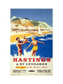 'Hastings & St Leonards', BR poster, c 1950s. art print large none Art Print - Science Museum Shop