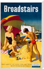 'Broadstairs', BR poster, 1959. stretched canvas extra large none Art Print - Science Museum Shop