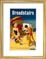 'Broadstairs', BR poster, 1959. art print small gold Art Print - Science Museum Shop