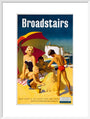 'Broadstairs', BR poster, 1959. art print large white Art Print - Science Museum Shop