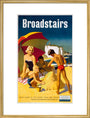 'Broadstairs', BR poster, 1959. art print large gold Art Print - Science Museum Shop