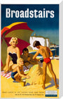 'Broadstairs', BR poster, 1959. stretched canvas large none Art Print - Science Museum Shop