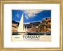 'Torquay in Glorious Devon', British Railways poster, c 1950s. art print extra small gold Art Print - Science Museum Shop