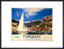 'Torquay in Glorious Devon', British Railways poster, c 1950s. art print large black Art Print - Science Museum Shop