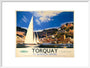 'Torquay in Glorious Devon', British Railways poster, c 1950s. art print large white Art Print - Science Museum Shop