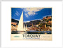 'Torquay in Glorious Devon', British Railways poster, c 1950s. art print extra large white Art Print - Science Museum Shop
