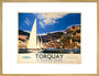 'Torquay in Glorious Devon', British Railways poster, c 1950s. art print extra large gold Art Print - Science Museum Shop