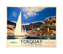 'Torquay in Glorious Devon', British Railways poster, c 1950s. unstretched canvas medium none Art Print - Science Museum Shop
