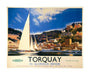 'Torquay in Glorious Devon', British Railways poster, c 1950s. unstretched canvas large none Art Print - Science Museum Shop
