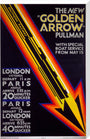 'The New Golden Arrow Pullman', SR poster, 1929. stretched canvas extra large none Art Print - Science Museum Shop