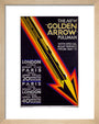 'The New Golden Arrow Pullman', SR poster, 1929. art print extra small natural Art Print - Science Museum Shop