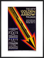 'The New Golden Arrow Pullman', SR poster, 1929. art print large black Art Print - Science Museum Shop