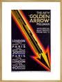 'The New Golden Arrow Pullman', SR poster, 1929. art print extra large gold Art Print - Science Museum Shop