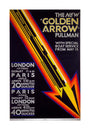 'The New Golden Arrow Pullman', SR poster, 1929. unstretched canvas large none Art Print - Science Museum Shop