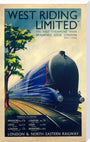 'West Riding Limited', LNER poster, 1938. stretched canvas extra large none Art Print - Science Museum Shop