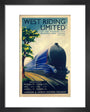 'West Riding Limited', LNER poster, 1938. art print extra small black Art Print - Science Museum Shop
