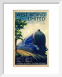 'West Riding Limited', LNER poster, 1938. art print extra small white Art Print - Science Museum Shop
