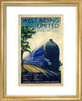 'West Riding Limited', LNER poster, 1938. art print extra small gold Art Print - Science Museum Shop