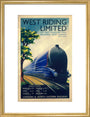 'West Riding Limited', LNER poster, 1938. art print medium gold Art Print - Science Museum Shop