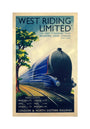 'West Riding Limited', LNER poster, 1938. unstretched canvas medium none Art Print - Science Museum Shop