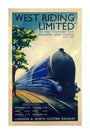 'West Riding Limited', LNER poster, 1938. unstretched canvas extra large none Art Print - Science Museum Shop