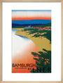 'Bamburgh by LNER', LNER poster, 1936. art print medium natural Art Print - Science Museum Shop
