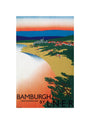 'Bamburgh by LNER', LNER poster, 1936. unstretched canvas small none Art Print - Science Museum Shop