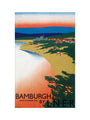 'Bamburgh by LNER', LNER poster, 1936. art print medium none Art Print - Science Museum Shop