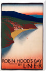 'Robin Hood's Bay', LNER poster, 1923-1947. stretched canvas extra large none Art Print - Science Museum Shop