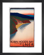 'Robin Hood's Bay', LNER poster, 1923-1947. art print extra small black Art Print - Science Museum Shop