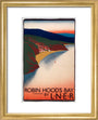 'Robin Hood's Bay', LNER poster, 1923-1947. art print extra small gold Art Print - Science Museum Shop