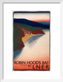 'Robin Hood's Bay', LNER poster, 1923-1947. art print small white Art Print - Science Museum Shop