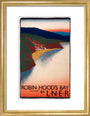 'Robin Hood's Bay', LNER poster, 1923-1947. art print small gold Art Print - Science Museum Shop