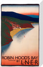 'Robin Hood's Bay', LNER poster, 1923-1947. stretched canvas medium none Art Print - Science Museum Shop