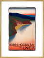 'Robin Hood's Bay', LNER poster, 1923-1947. art print extra large gold Art Print - Science Museum Shop