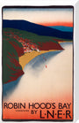 'Robin Hood's Bay', LNER poster, 1923-1947. stretched canvas large none Art Print - Science Museum Shop