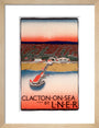 'Clacton-on-Sea', LNER poster, 1923-1947. art print small natural Art Print - Science Museum Shop