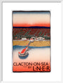 'Clacton-on-Sea', LNER poster, 1923-1947. art print medium white Art Print - Science Museum Shop