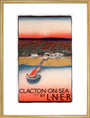 'Clacton-on-Sea', LNER poster, 1923-1947. art print large gold Art Print - Science Museum Shop