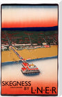 ‘Skegness, Lincolnshire’, LNER poster, c 1930. stretched canvas extra large none Art Print - Science Museum Shop
