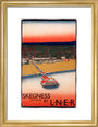 ‘Skegness, Lincolnshire’, LNER poster, c 1930. art print small gold Art Print - Science Museum Shop