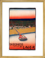 ‘Skegness, Lincolnshire’, LNER poster, c 1930. art print medium gold Art Print - Science Museum Shop