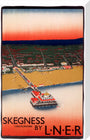 ‘Skegness, Lincolnshire’, LNER poster, c 1930. stretched canvas large none Art Print - Science Museum Shop