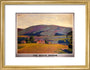The South Downs, SR Poster, c 1930s. art print small gold Art Print - Science Museum Shop