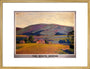 The South Downs, SR Poster, c 1930s. art print large gold Art Print - Science Museum Shop